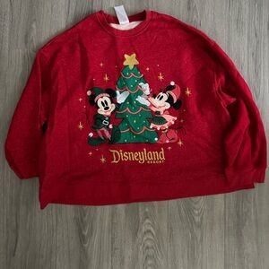 Disneyland Red Christmas Sweatshirt from 2024